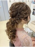 ふわふわポニーテール