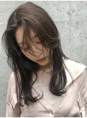 ロングスタイル/ニュアンスカール/長め前髪【kapok 茗荷谷】