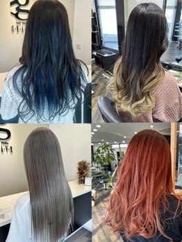 グラーヴ(GRAVE)の写真/トレンドカラーは勿論、インナーカラーやイヤリングカラーなどの個性的なカラーは、お任せ！