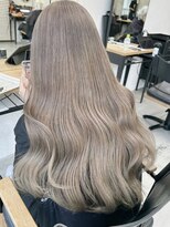 キラ 渋谷(KILLA)&nbsp;★デジタルパーマミニウルフチェリーブラウンホワイトグレージュ