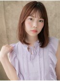 チェリーレッド美髪艶感ストレートミディアム309W川口20代30代