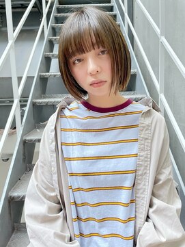 ソト 銀座(soto.) ハイライトカラー/くびれヘア/レイヤーパーマ/ミニボブ[銀座]