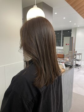 ローレンアオ(LOREN AO) くびれヘア/アプリコットオレンジ/夏のヘアアレンジ/矢場町