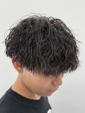 ビカムメンズヘアー 栄店(become men's hair) 縦落ちパーマ／ツイストスパイラル／くせ毛／刈り上げマッシュ