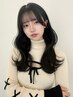 【デート前に簡単なコテ巻きに】顔まわりカット＋ コテ巻き ￥3850