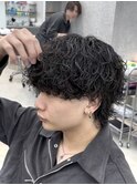 シャドウパーマ波巻きスパイラルパーマウルフパーマ名古屋駅栄駅