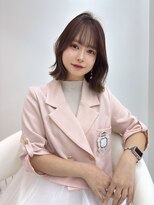 ロンドルピナス 小倉(Lond Lupinus)&nbsp;ミディアムヘア暗めカラー/デザインカラー/フェイスフレーミング