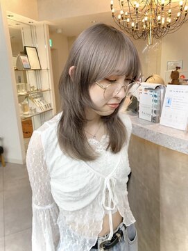 ソワンドブレスセルン 心斎橋(soin de brace cerne) ミルクティーベージュ/グレージュ/ハイトーン/ブリーチ/髪質改善