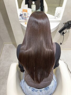 縮毛矯正/トリートメント/艶髪/レイヤーカット/ココアブラウン