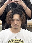 グランジサーフカールツイストスパイラルパーマルーズパーマ眉毛
