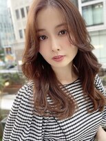 バイオレットジェム(Violet`jem) シルキーベージュ 大人め斜めバング小顔ウルフレイヤー