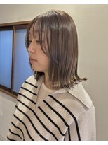 スクレ(s:;cre)&nbsp;立体感ナチュラルハイライトカラーボブ"