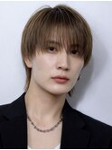 シースルーマッシュフェザーパーマラウンドマッシュ韓国マッシュ