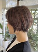 似合わせカット40代50代60代ショートボブくびれレイヤーボブ