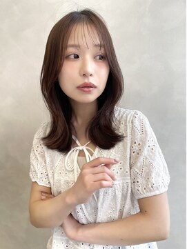 トゥルーズ 梅田店(TLUUS) 【TLUUSミルクティーブロンドワンホンレイヤーダークブルー】