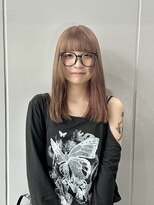 エン(YENN)&nbsp;ベージュ　デザイン　ブリーチカラー