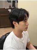 ニュアンスパーマ/センターパート/ナチュラルパーマ/ビジネス