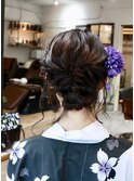 浴衣ヘアアレンジ