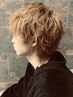 メンズカット+眉カット　￥3950