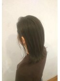 ダークトーン暗髪×インナーナチュラル