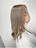 リーオオサカ(Lee Osaka)&nbsp;【組み合わせカラー】グレージュ×コーラルピンク/新出奈津樹