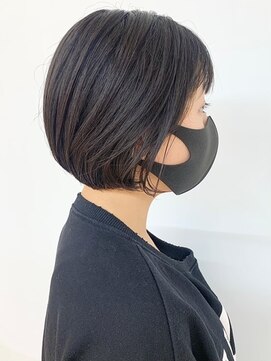 クオリス 上福岡店(QUALIS) 黒髪/ミニボブ/ショートボブ/小顔/丸み/20代30代40代/ボブ