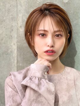 ユアーズヘア  あざみ野店(youres hair) 大人可愛い☆骨格修正スッキリショートボブ