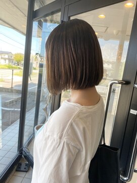 エンリッチヘア(enrich hair) ボブ オリーブベージュ