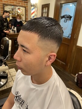 ヒロギンザバーバーショップ 新宿店(HIRO GINZA BARBER SHOP) フェードスタイル(理容室/メンズ/barber shop新宿店)