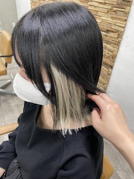 プライズ アイリス 池袋東口店(prize Iris) ポイントシールエクステ/ホワイト/ブルーブラック池袋