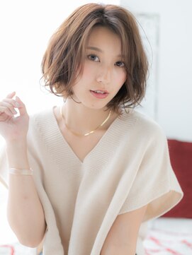 ドクターズサロン LAB 小山店 ルーズなゆるカールでくせ毛風ボブスタイルg小山20代30代40代