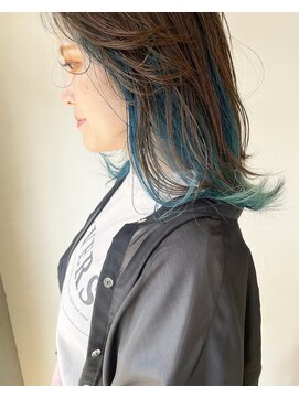 ミルク キチジョウジ(milk kichijoji) インナカラー×グリーンブルー【milkkichijoji吉野けいこ】