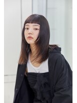 ミチオ ノザワ ヘアサロン ギンザ(Michio Nozawa HAIR SALON Ginza) くびれカット　顔まわりレイヤーカット　ぱっつん　