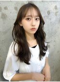 韓国風前髪×シルキーベージュ【髪質改善/新宿/マッシュパーマ】
