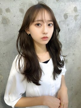 シーシンジュク 新宿南口(Sea shinjuku) 韓国風前髪×シルキーベージュ【髪質改善/新宿/マッシュパーマ】