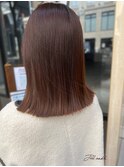 《Jillankh 姫路駅前》シアブラウン 外ハネミディアム 艶髪