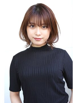 ルミヘアー 県庁藤江店(Lumi hair) 《Lumi hair》透明感カラー×外ハネウルフ３０代40代50代