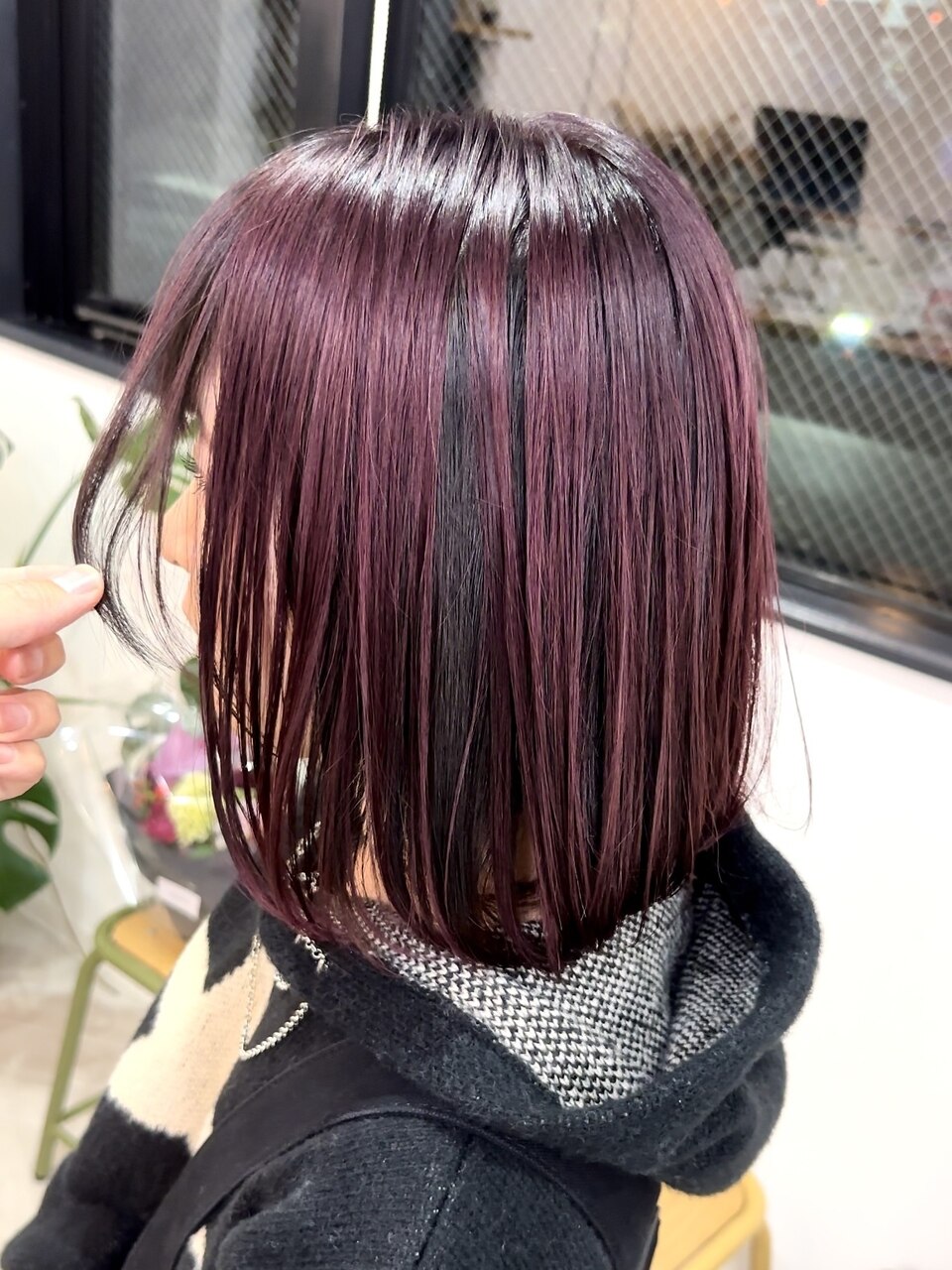 津田沼 ピンクカラー アンブレラカラー ボブ ブリーチ、：L199689267