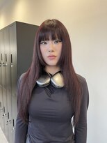 ゴウトゥデイシェアサロン 町田店(GO TODAY SHAiRE SALON)&nbsp;レイヤー×赤【町田/韓国レイヤー】