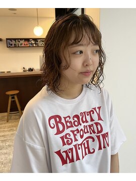 ビーヒアナウ 野々市市役所前店(BE HERE NOW N゜04) ボブパーマ