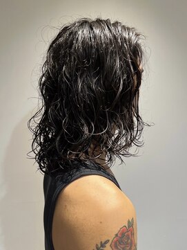 アース 高円寺店(HAIR & MAKE EARTH) メンズロングパーマ〔@earth_kouhei 〕