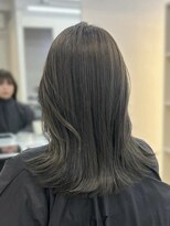 ノク 渋谷(nok) オリーブベージュ_カールセミディシアカラー