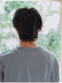 メンズショート/マッシュ/センターパート/メンズパーマ