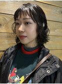 【 オン眉ボブ × カーリーパーマ 】浅野美紀