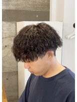 メンズギフト(men's GIFT)&nbsp;刈り上げツーブロックツイストスパイラルパーマ