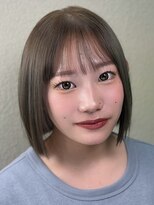 ヘアリゾート ディアリウム(Hair Resort DEARIUM) 切りっぱなしボブ+髪質改善メテオカラー
