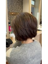アトリエファゴ ハナミズキ店&nbsp;【Noa】ショートボブ×パーマ