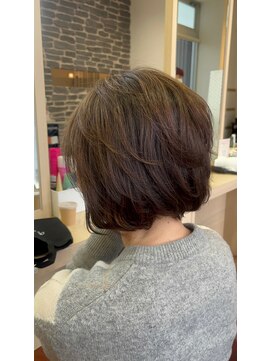 アトリエファゴ ハナミズキ店 【Noa】ショートボブ×パーマ
