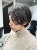 前髪なしハンサムスッキリショート【博多ショート】