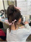アイドル風カチモリヘアー